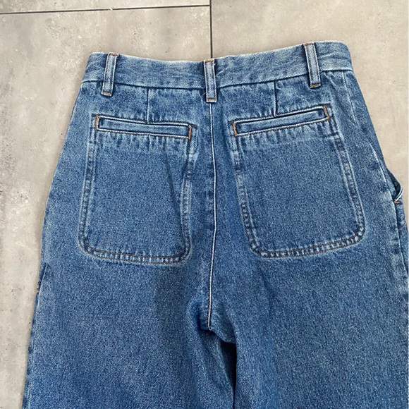 A.P.C. high waist flare jeans blue 25 - Picture 4 of 9